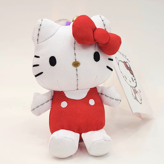 Hello Kitty 50th Anniversary RETRO Mascot Plush Keyclip 2018