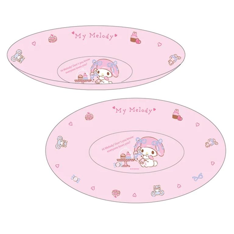 Sanrio Characters Melamine Skillet Plate (Cute Camp Series)