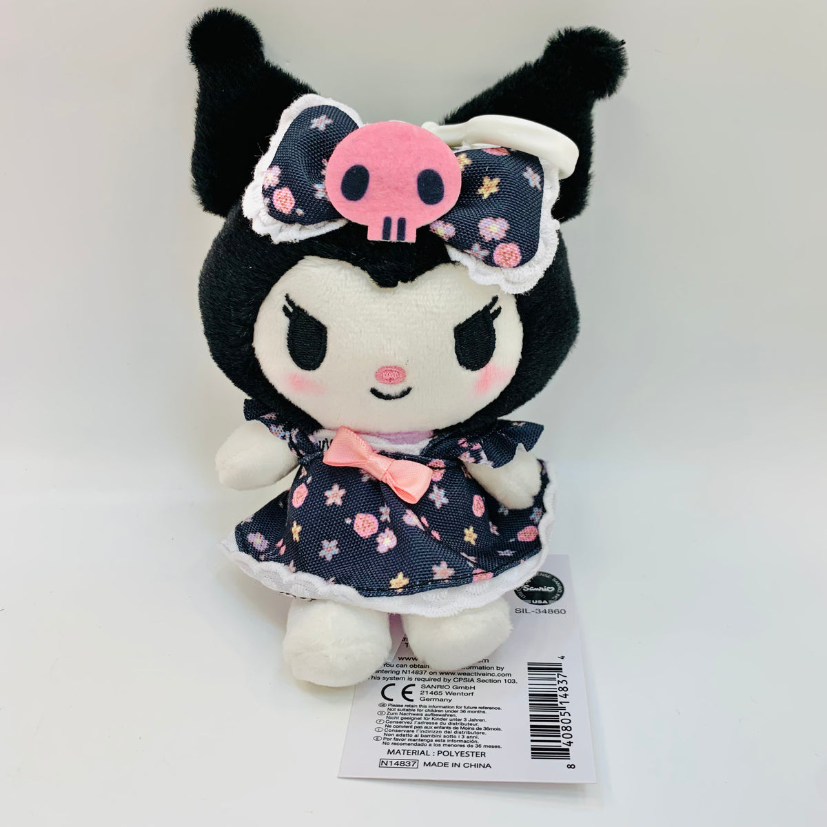 Kuromi Flower Dress Plush Mascot