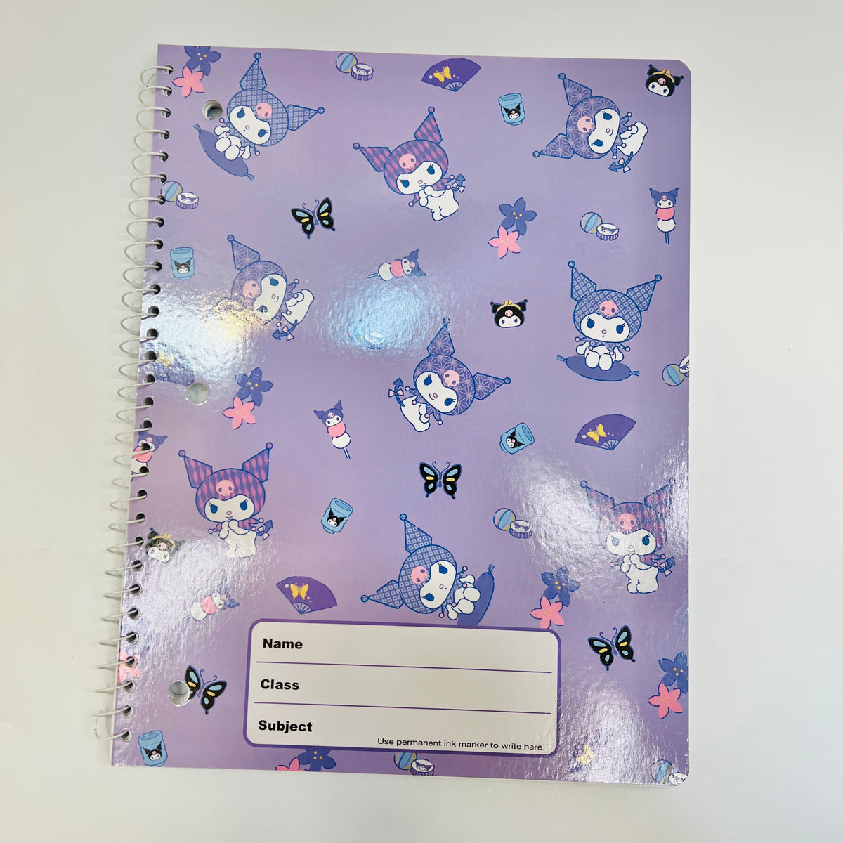 Generic Spiral Notebook Kuromi Notebooks Collage Journal Notepad  Composition With Premium Thick Guitar Tabs colorful 5 5 x 7 75 inches:  : Office Products