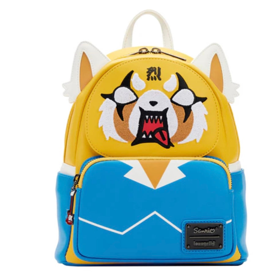 Loungefly x Aggretsuko 2 Face Cosplay Mini Backpack