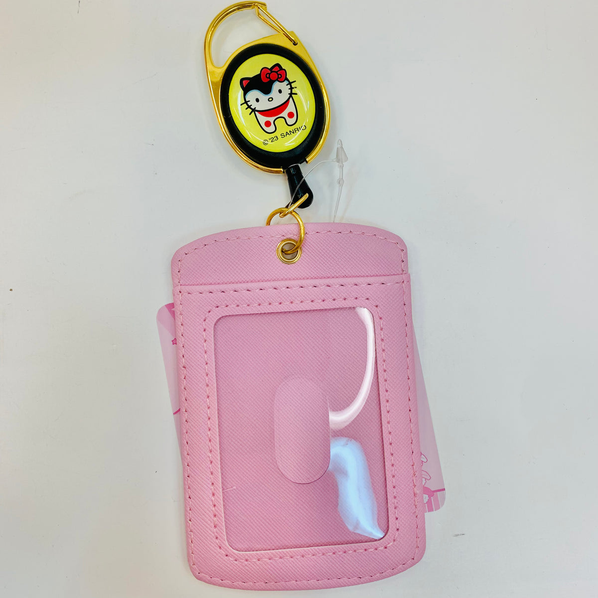 Hello Kitty Japan Pop Card Case with Key Reel