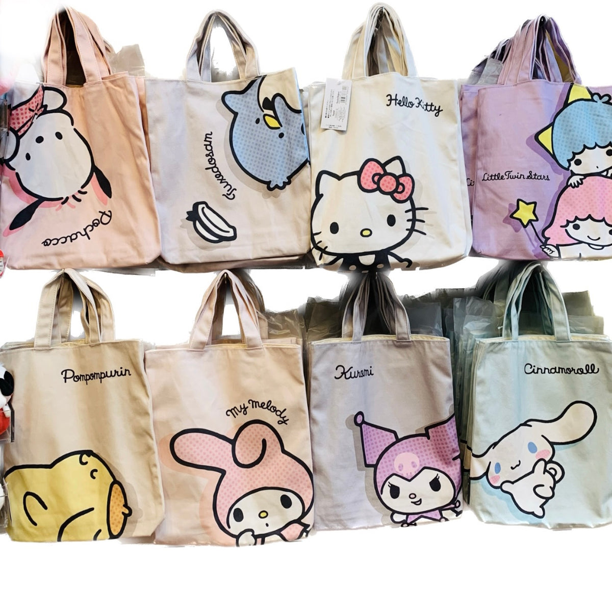 Sanrio Characters Canvas Small Tote Bag Kuromi