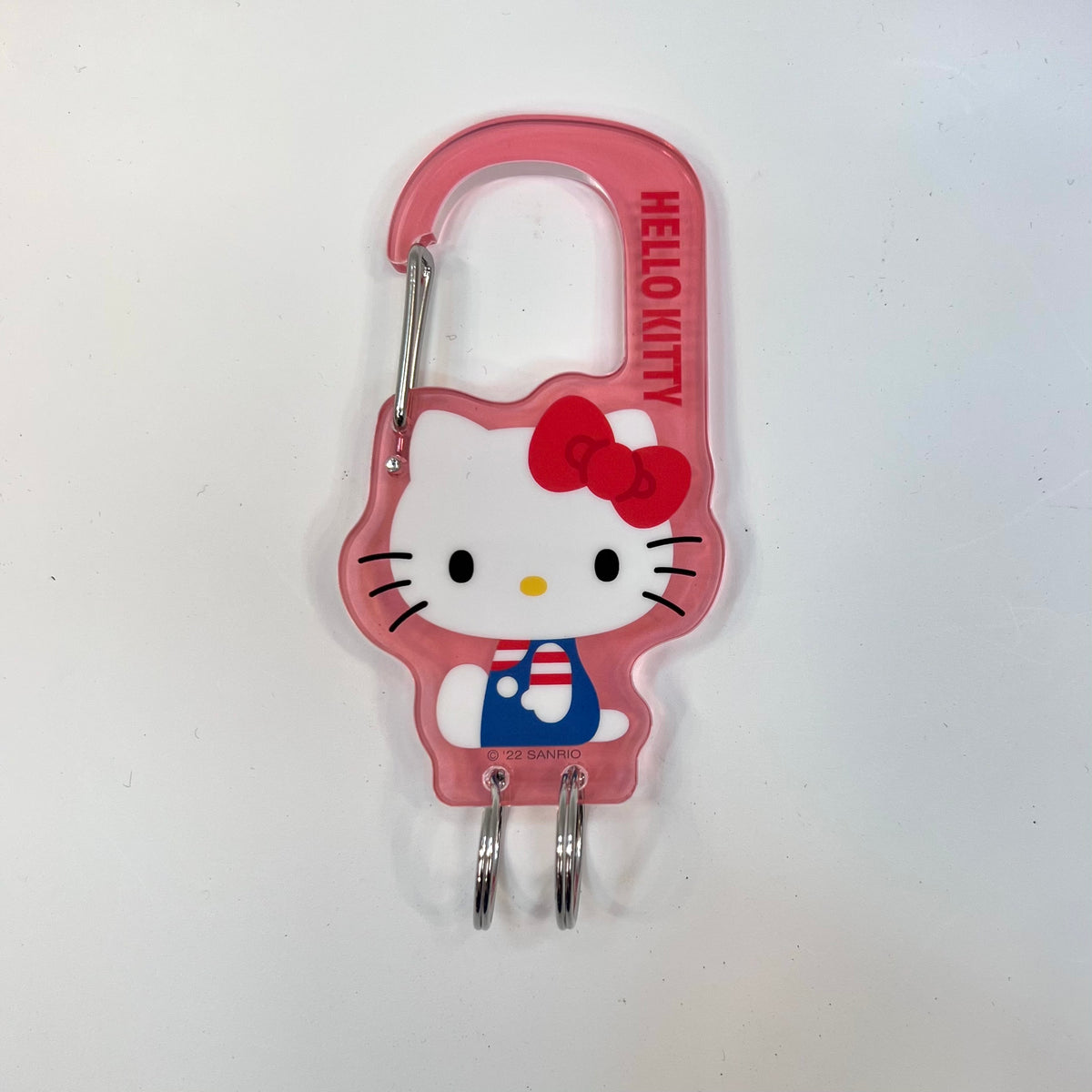 Sanrio Characters Acrylic Keychain Red Hello Kitty