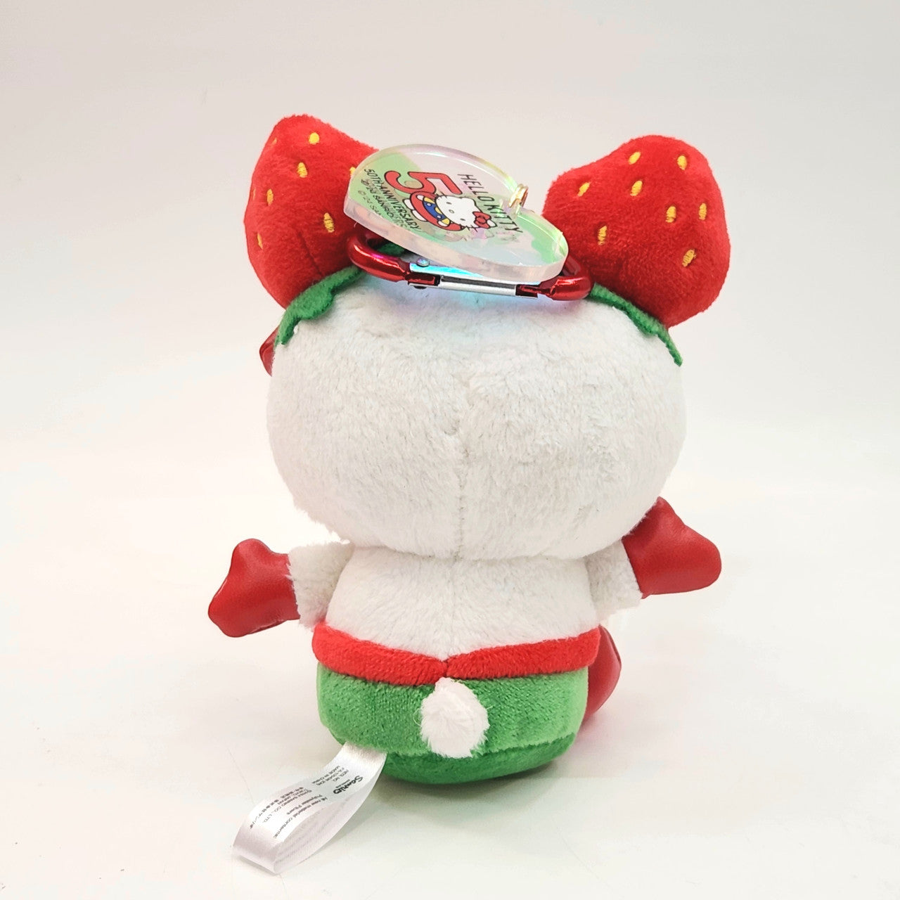 Hello Kitty 50th Anniversary RETRO Mascot Plush Keyclip 2012