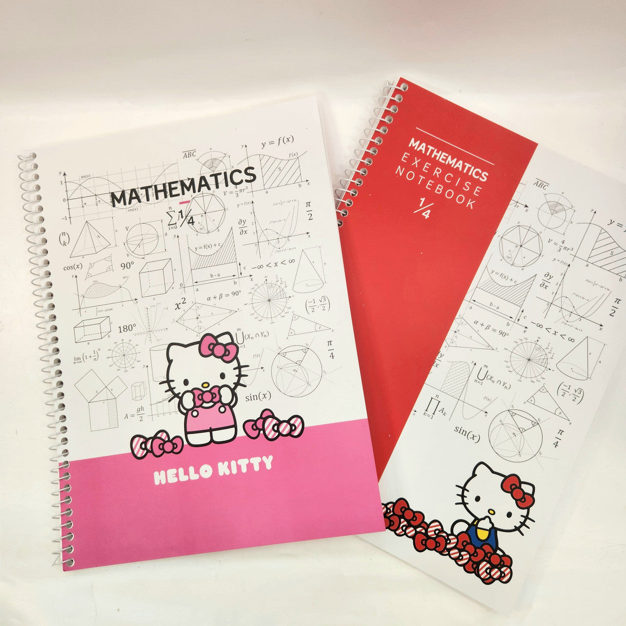 Hello Kitty Spiral Math Quadrant Notebook