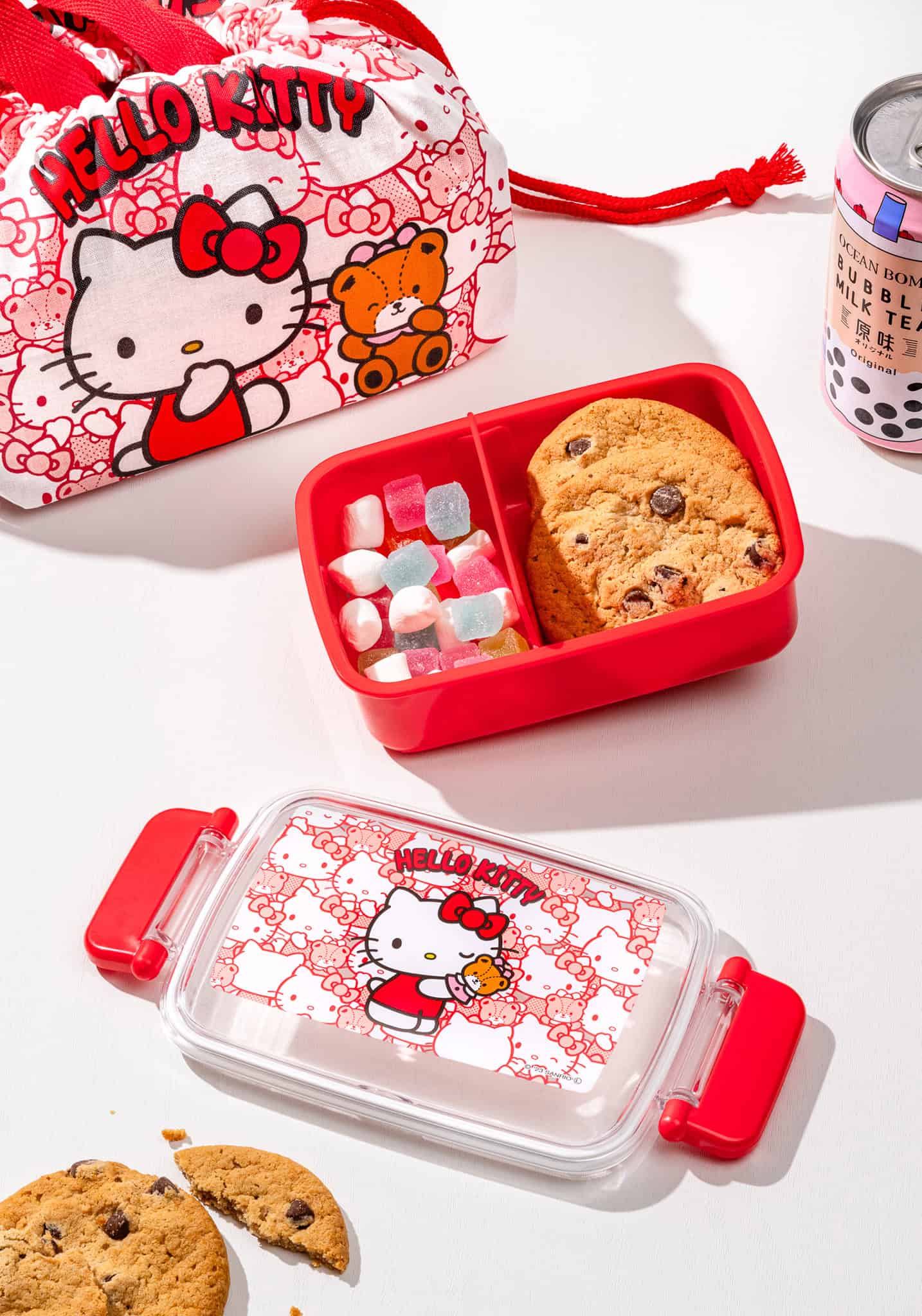 Hello Kitty Bento Lunch Box 15.22oz 450ml (Friends)