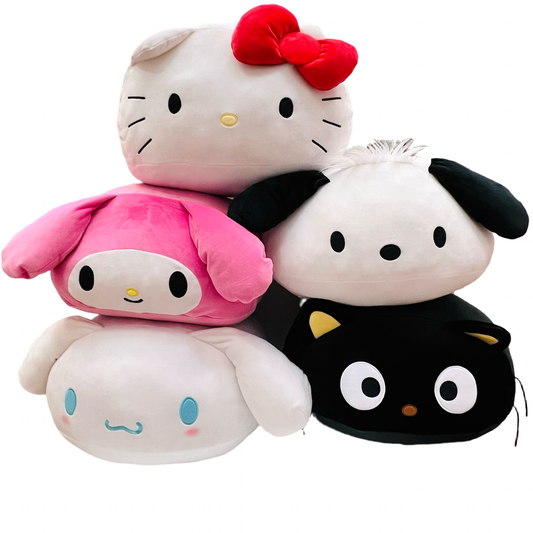 Sanrio SQUEEZABLE Round Face Plush