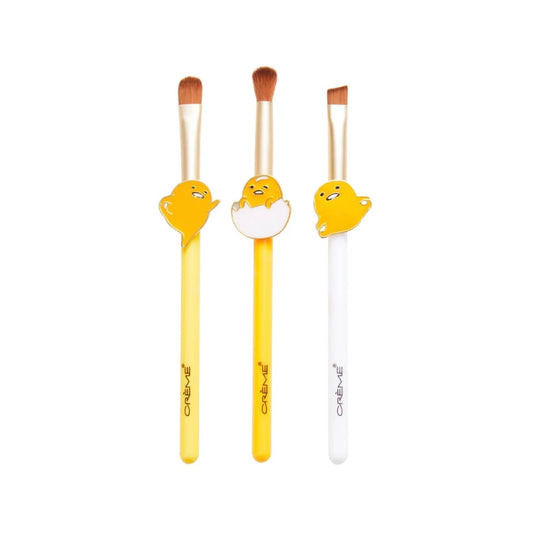 The Crème Shop x Gudetama Sunny Side Brush Set - 3pcs