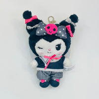 Kuromi BLACK & PURPLE Mascot Plush Keychain