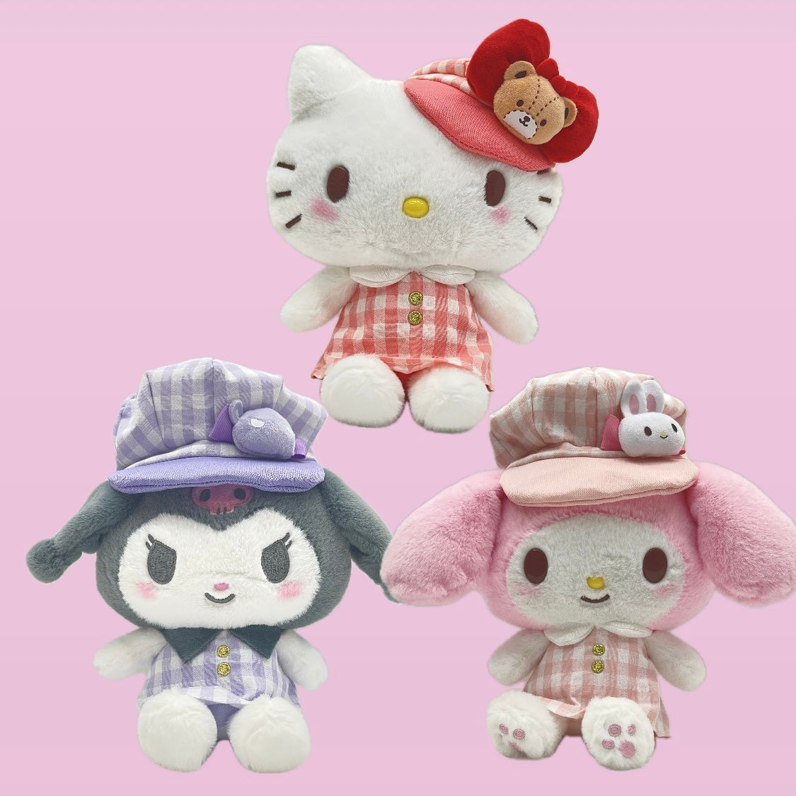 Sanrio GINGHAM CASQUETTE 8" Plush