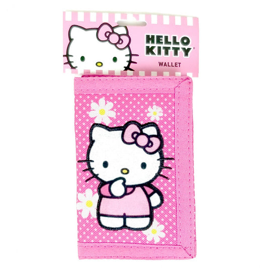 Hello Kitty Polka Dot Floral Trifold Wallet