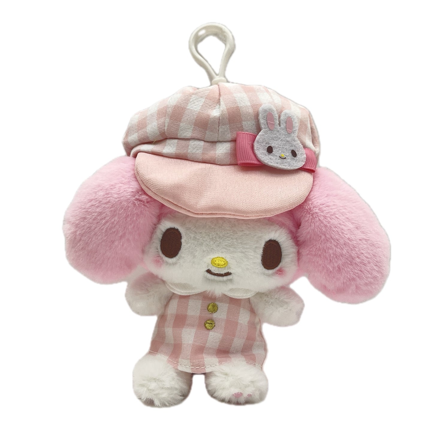 Sanrio GINGHAM CASQUETTE Mascot Clip-On