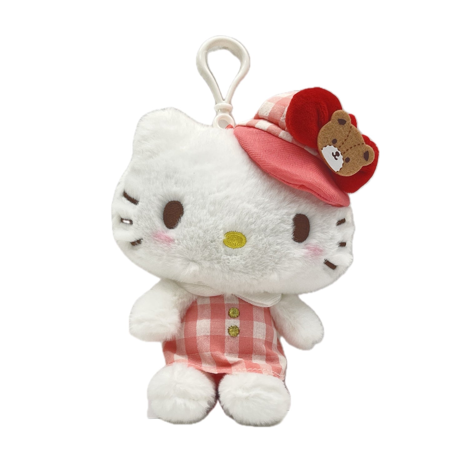 Sanrio GINGHAM CASQUETTE Mascot Clip-On