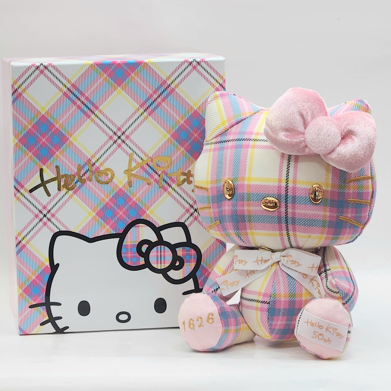 Hello Kitty 50th PLAID Plush