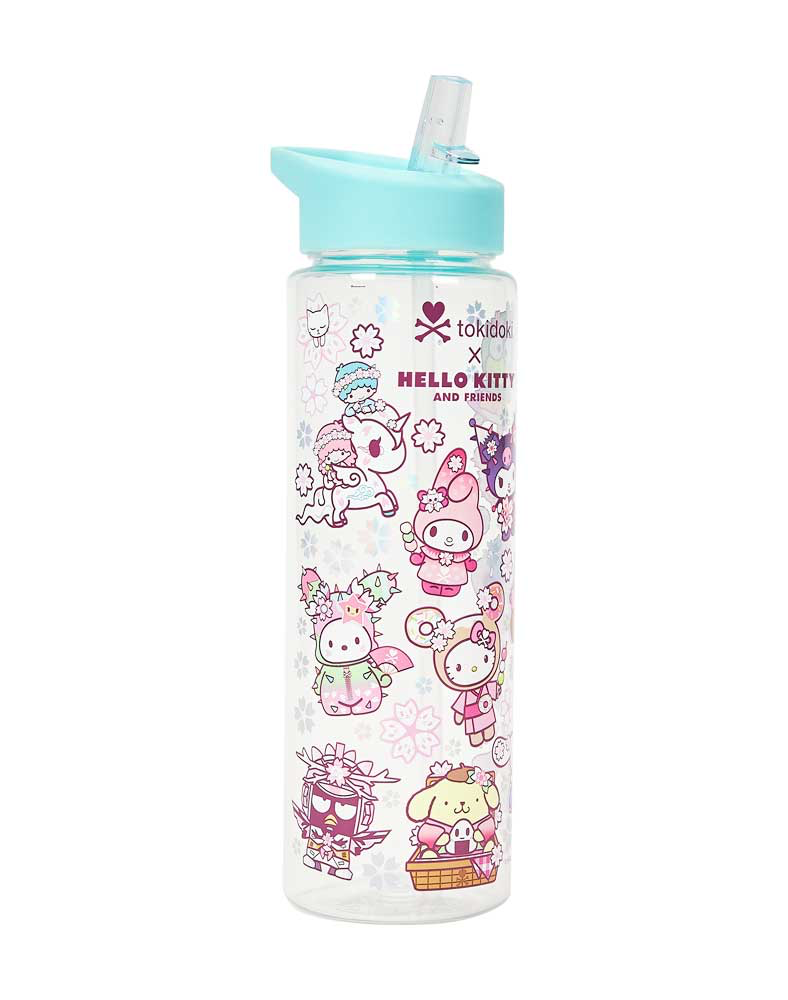 Hello Kitty & Friends x Tokidoki Sakura Festival Water Bottle