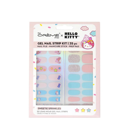 The Crème Shop x Hello Kitty Gel Nail Strips Kit - SWEETIE SPRINKLES