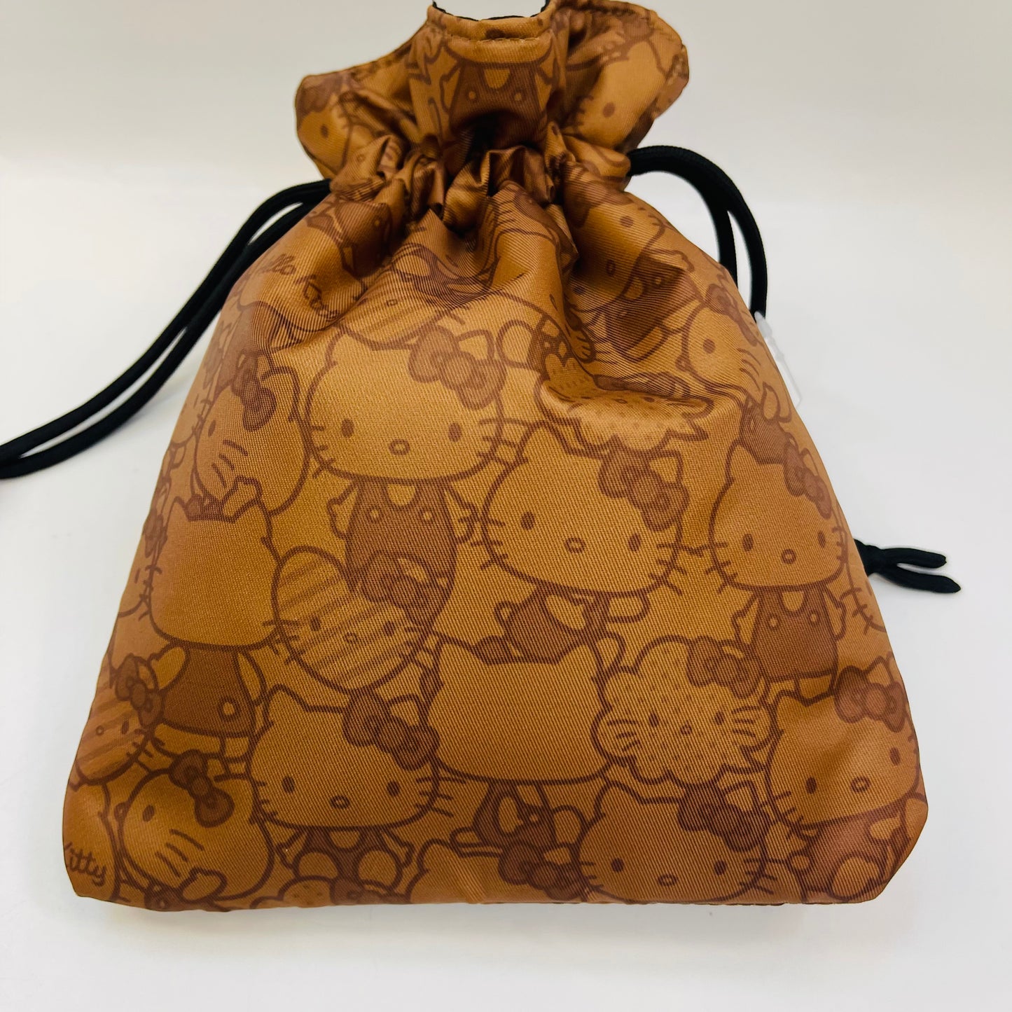 Hello Kitty BROWN POSE Mini Drawstring Bag