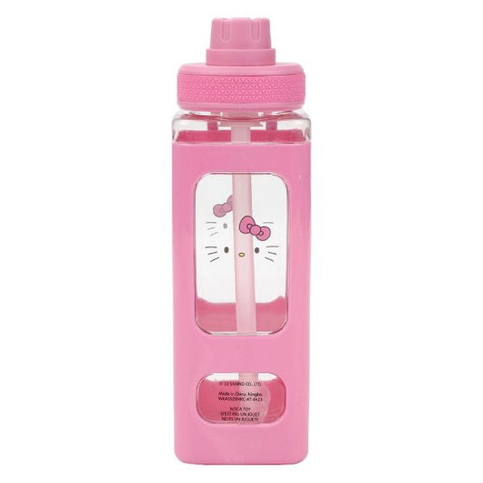 Hello Kitty 24 oz. Square Silicone Sleeve Water Bottle