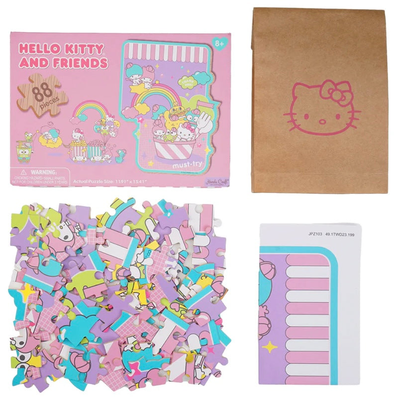 Sanrio Characters Wooden Jigsaw Puzzle-88pcs