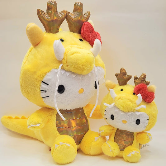 Hello Kitty Gold Dragon Plush