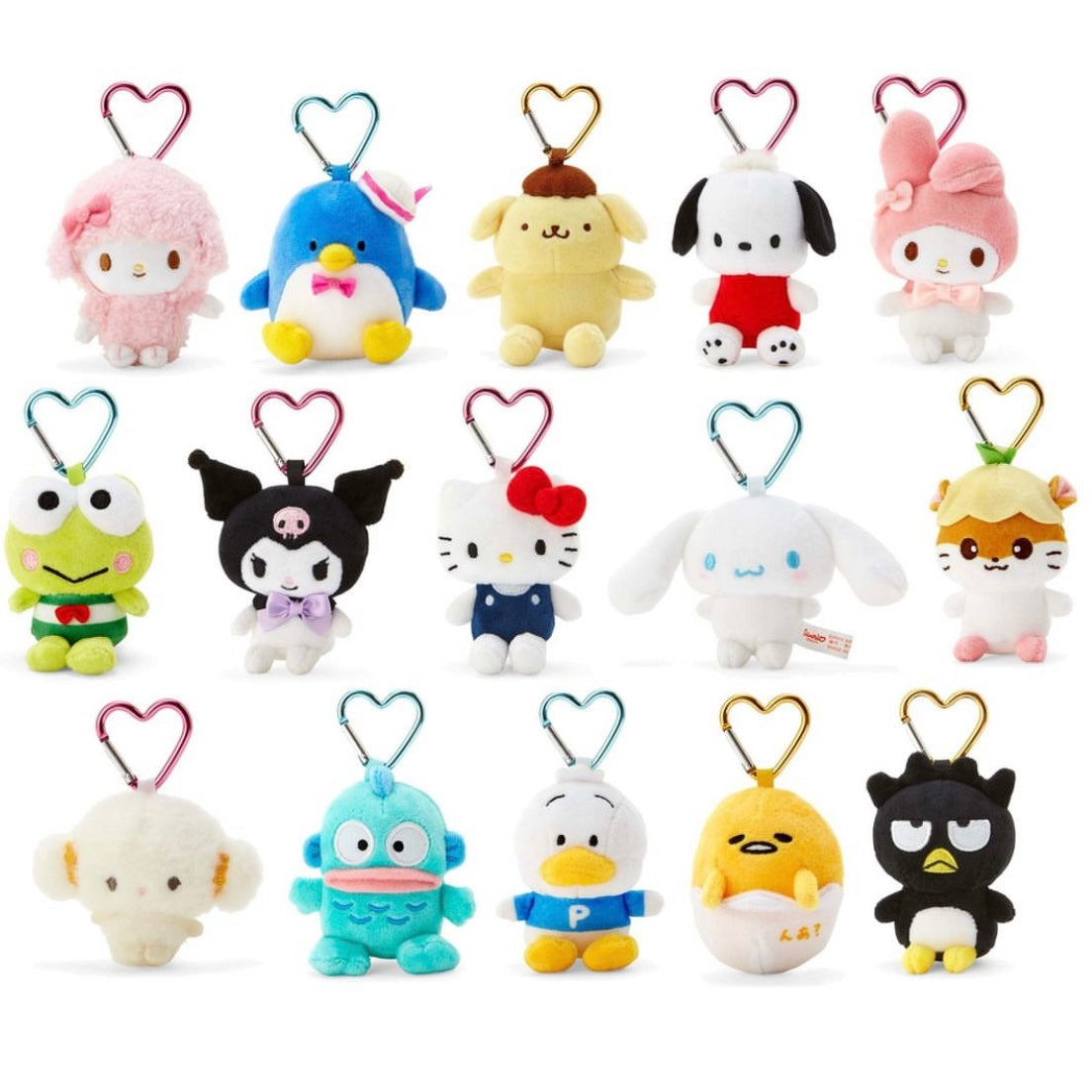 Sanrio HEART Keyring with Mascot