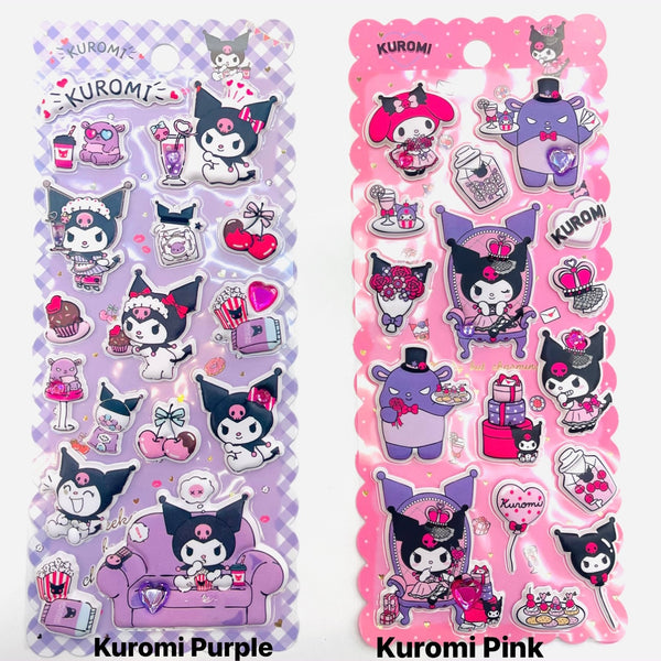 Kuromi 3D Puffy Stickers