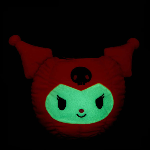 Kuromi Halloween Glow in the Dark Pumpkin Plush Basket