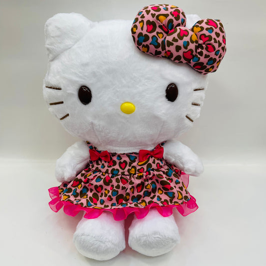 Hello Kitty Pink Leopard Summer Dress 10" Plush