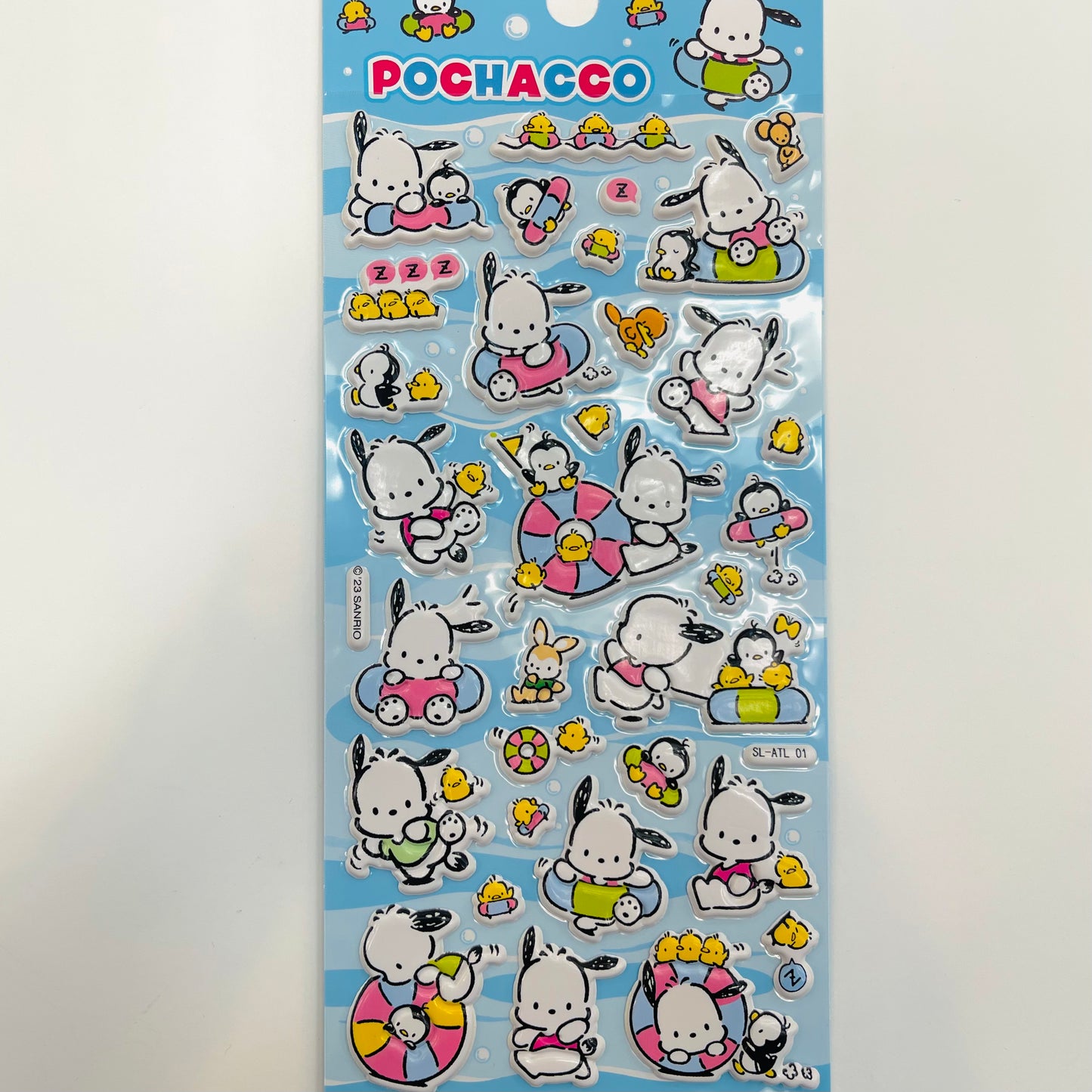 Pochacco Puffy Stickers