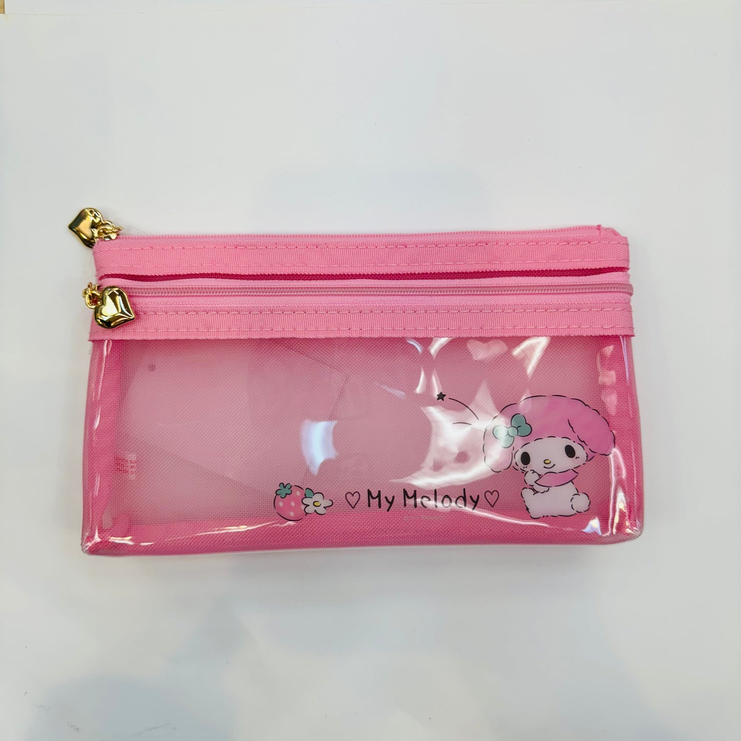 Sanrio 2-Zipper FLAT Pen Pouch