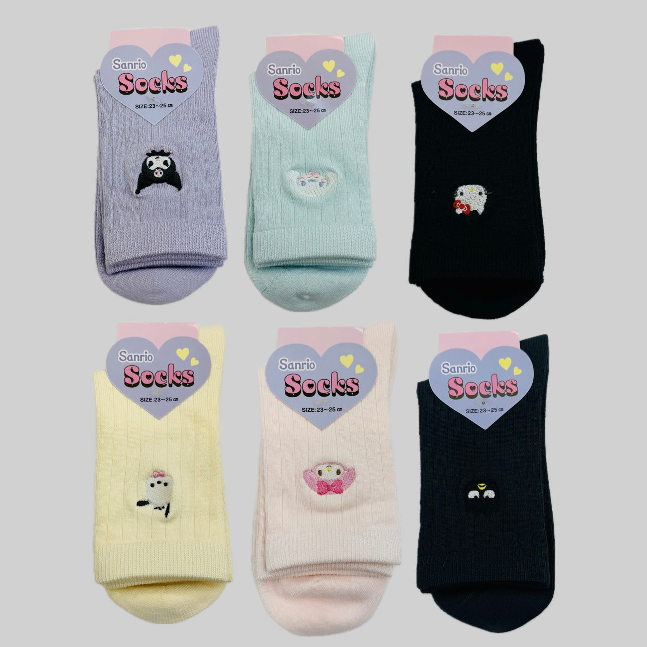 Sanrio Embroidery Socks