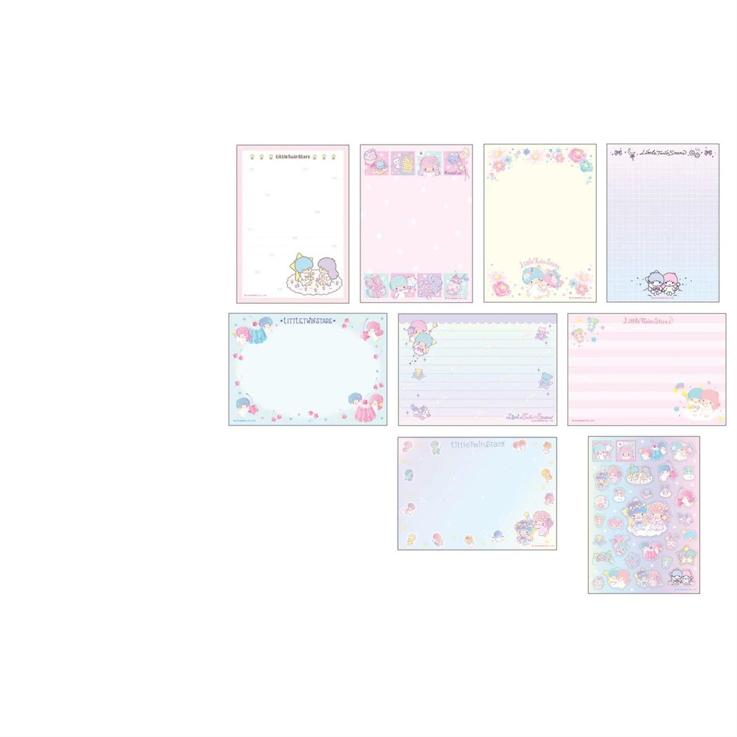 Sanrio 8-Design Memo Pad