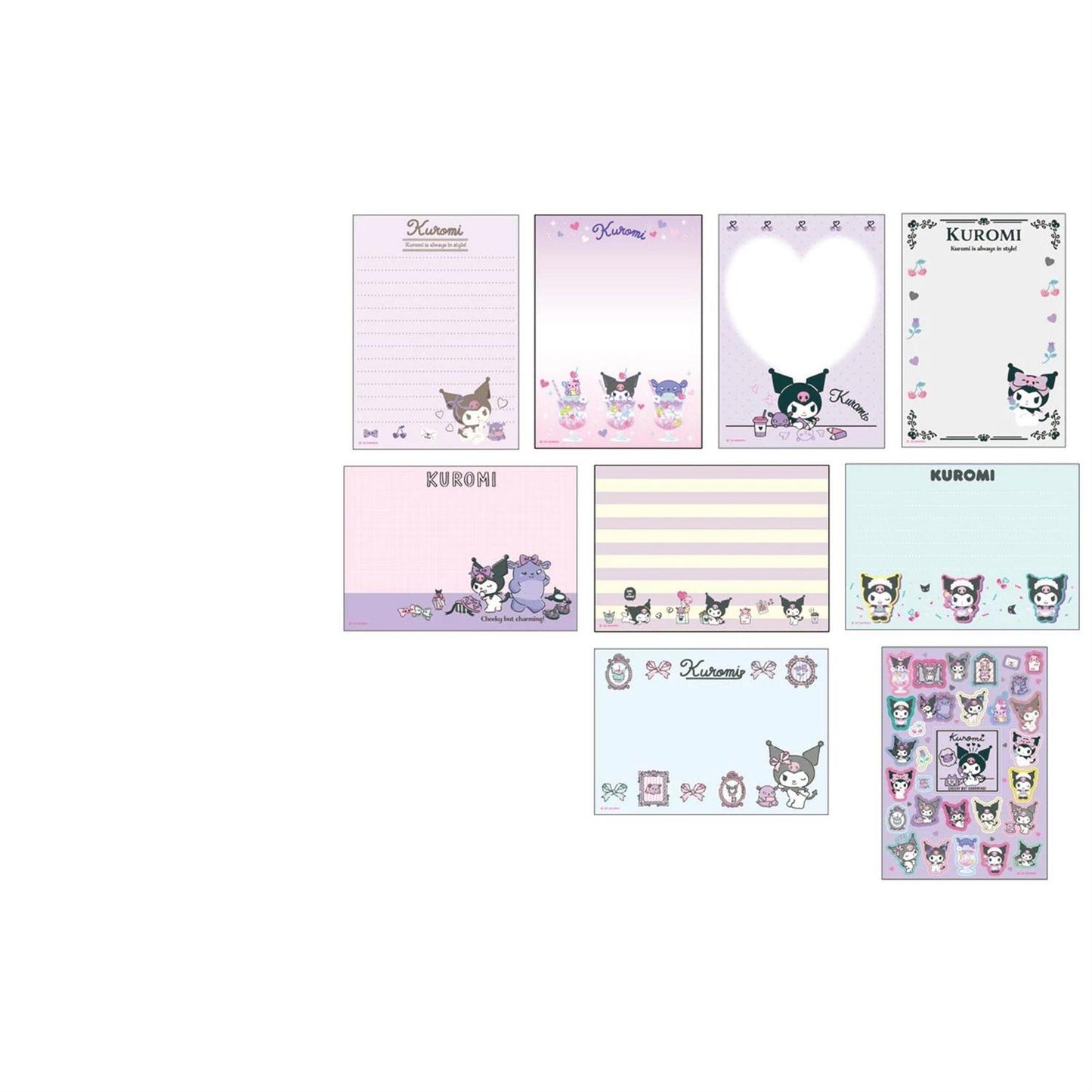 Sanrio 8-Design Memo Pad