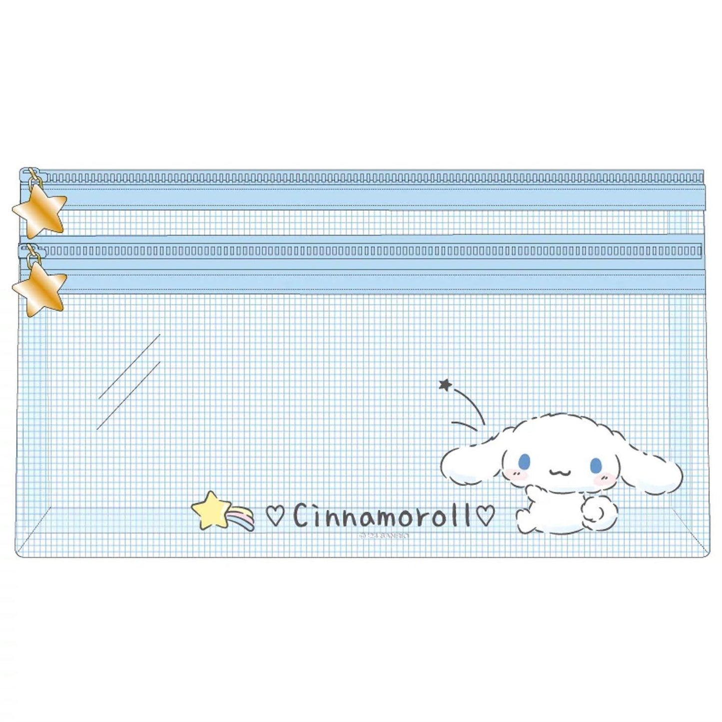 Sanrio 2-Zipper FLAT Pen Pouch