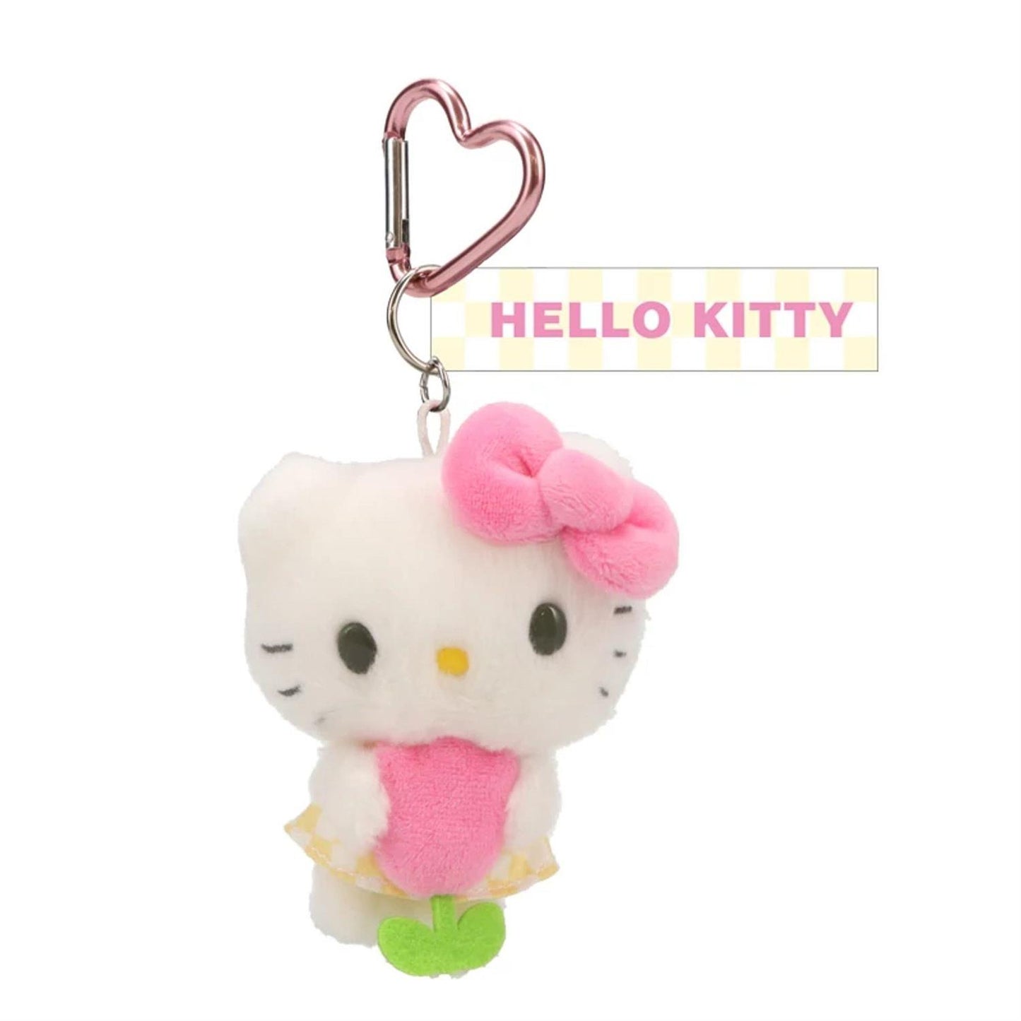 Sanrio PASTEL CHECK SERIES Keyring with Mascot