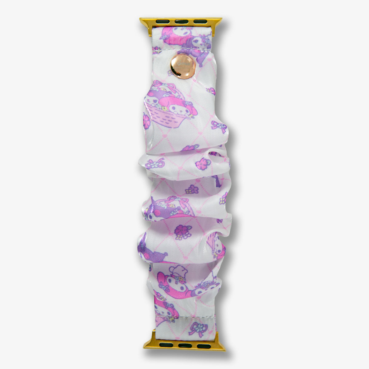 Sonix My Melody & Kuromi Pastel Flower Scrunchie Apple Watchband