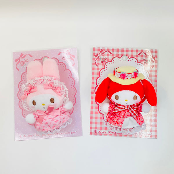 My Melody Red & Pink Mascot Brooch