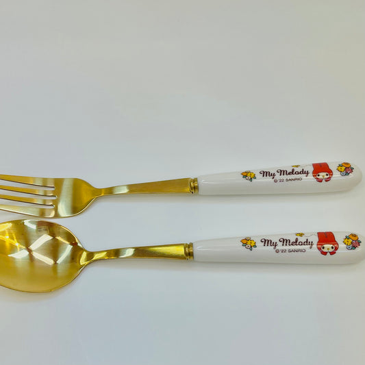My Melody RED Classic Spoon & Fork Set