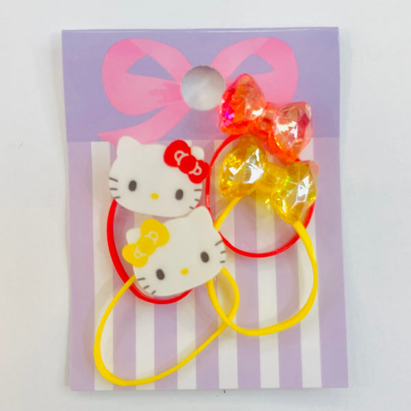 Hello Kitty 4pc Mini Ponytail Holder Set