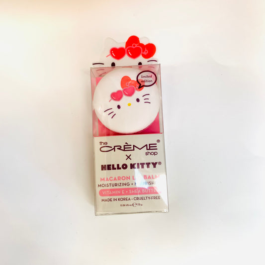 The Crème Shop x Hello Kitty Strawberry Milkshake Macaron Lip Balm