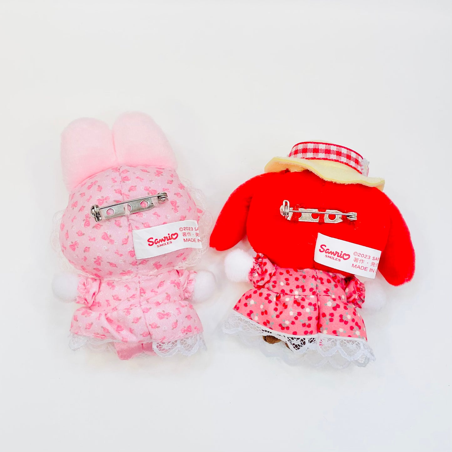 My Melody Red & Pink Mascot Brooch