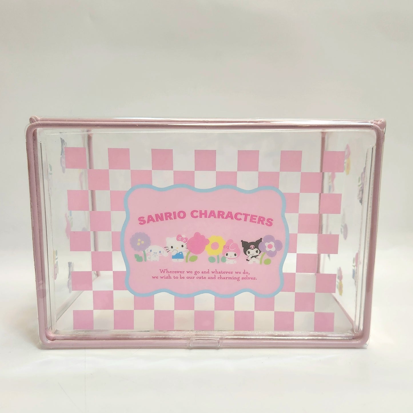 Sanrio PASTEL CHECK SERIES Storage Box