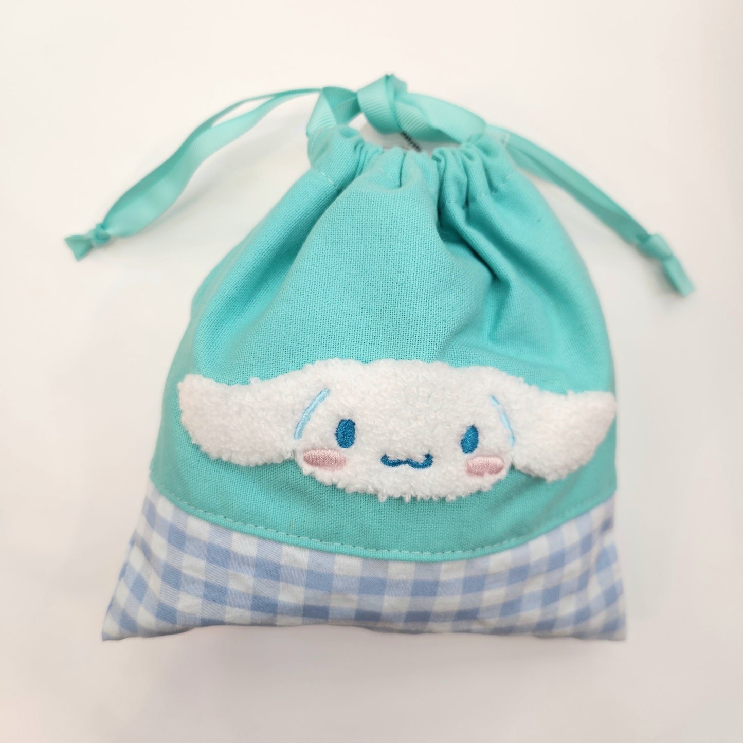 Sanrio CHENILLE GINGHAM Drawstring Bag