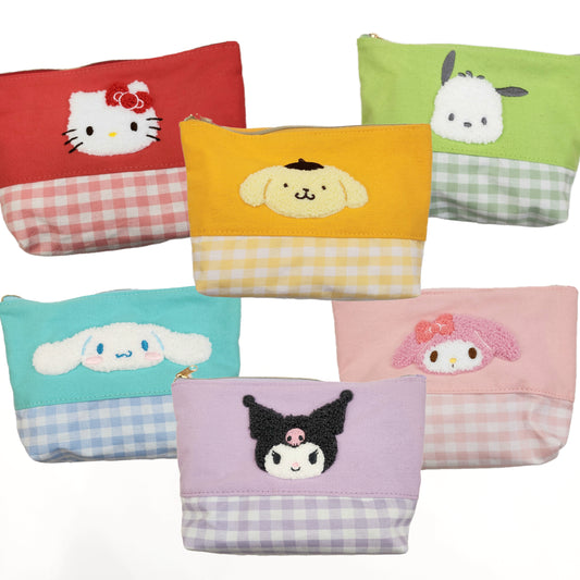 Sanrio CHENILLE GINGHAM Pouch