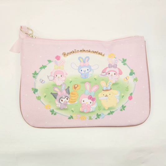 Sanrio RAINBOW BUNNY Flat Pouch