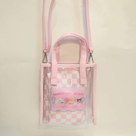 Sanrio PASTEL CHECK SERIES PVC Tote Bag