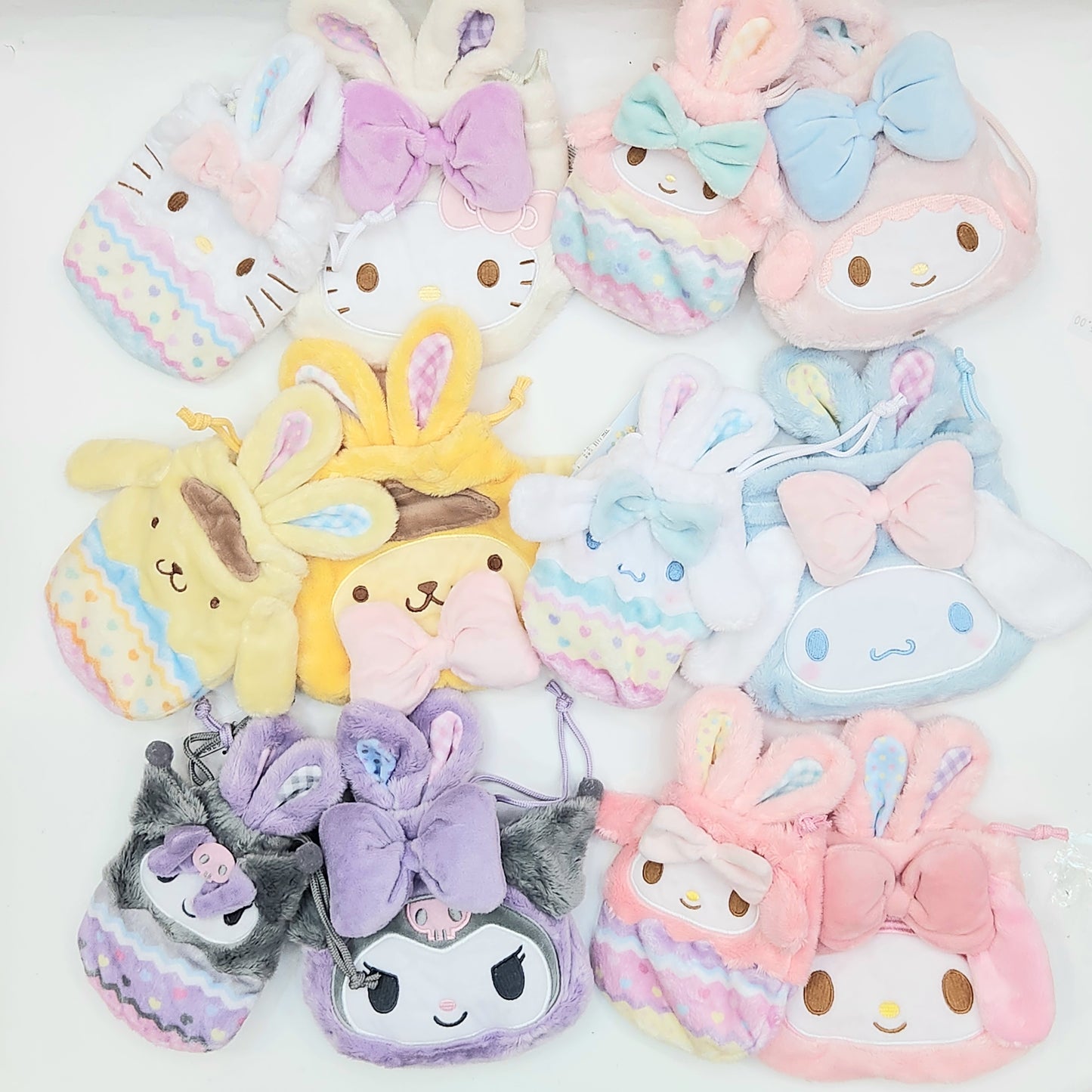 Sanrio RAINBOW BUNNY D-String Bag Set