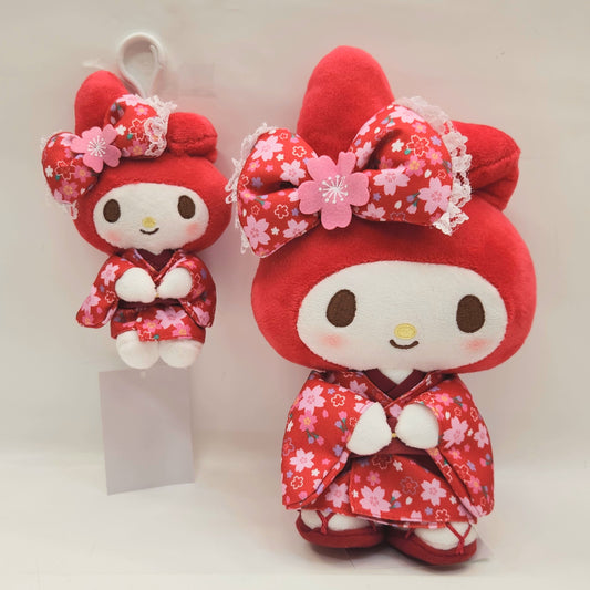 My Melody RED SAKURA KIMONO Plush