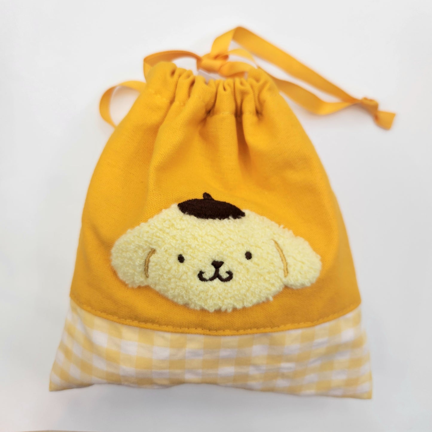 Sanrio CHENILLE GINGHAM Drawstring Bag